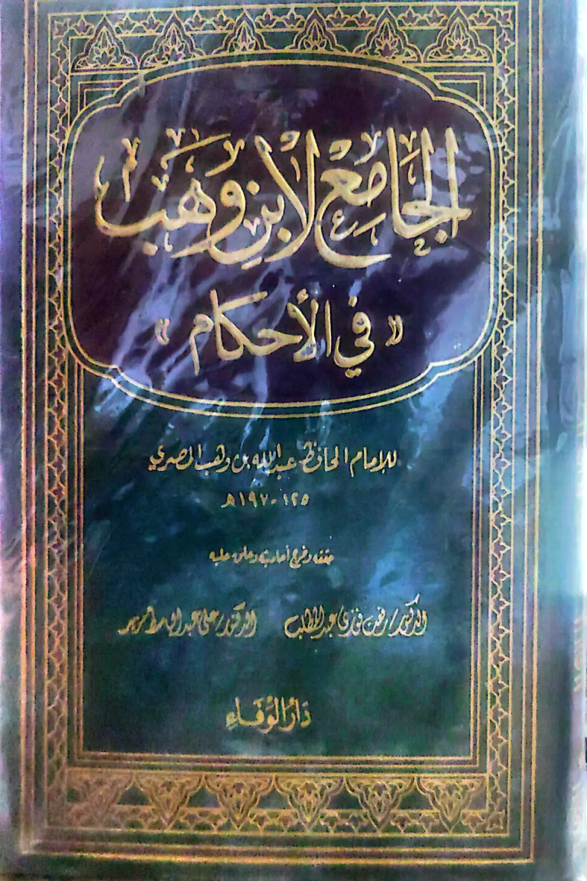 الجامع في الاحكام لابن وهب